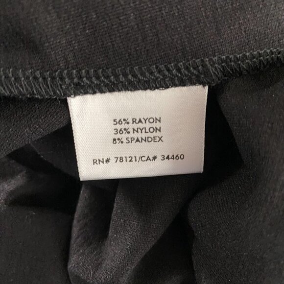 Eileen Fisher Dress XL Black Lightweight Washable Stretch Crepe NWT DR-1279 - Picture 7 of 8